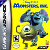 Monsters, Inc. + Finding Nemo PAL GameBoy Advance PAL box art